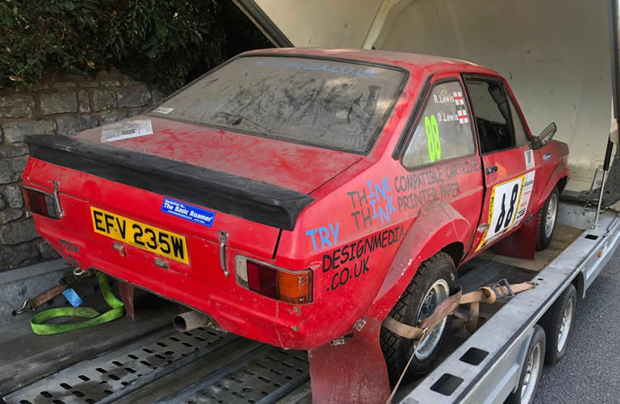 Escort Mk2 rally project car for sale UK